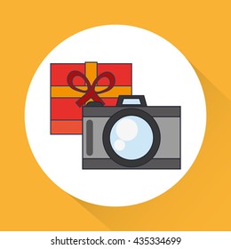Digital Marketing design. Media icon. Colorfull illustration, graphic