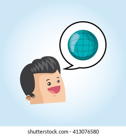 Digital marketing design. technology icon. multimedia concept