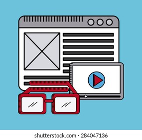 digital marketing design, vector illustration eps10 graphic 