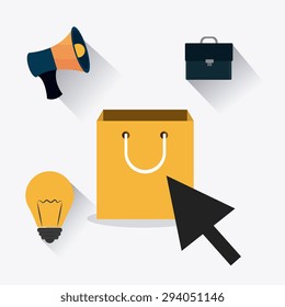 Digital marketing design, vector illustration eps 10.