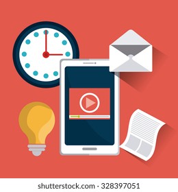 Digital marketing design, vector illustration eps 10