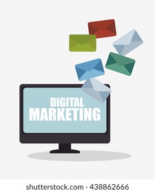 digital marketing design, vector illustration eps10 graphic 