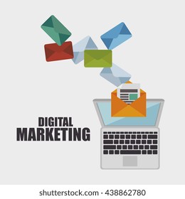 digital marketing design, vector illustration eps10 graphic 