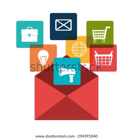 Digital marketing design, vector illustration eps 10.