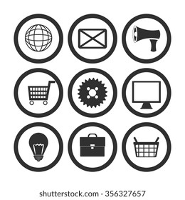 Digital marketing and ecommerce graphic design, vector illustration 