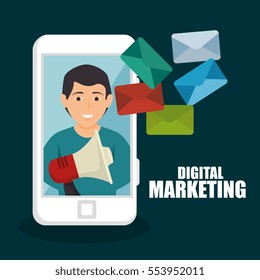 digital marketing e-commerce icon