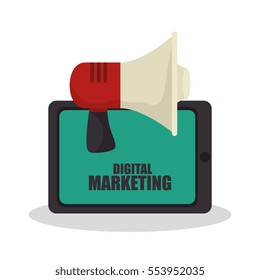 digital marketing e-commerce icon