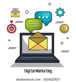 digital marketing e-commerce icon