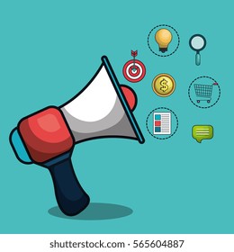 digital marketing e-commerce icon