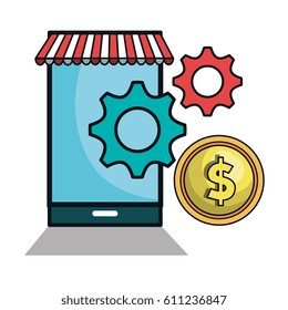 digital marketing e-commerce icon
