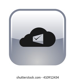 Digital Marketing Email Laptop Envelope Send Business Mail Flat Vector Illustration