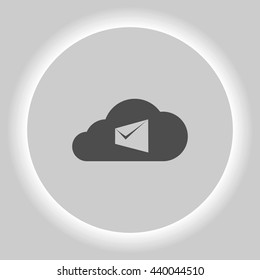 Digital Marketing Email Laptop Envelope Send Business Mail Flat Vector Illustration