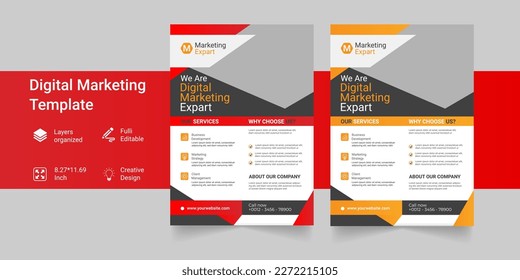 Digital Marketing Expert Business Flyer Template