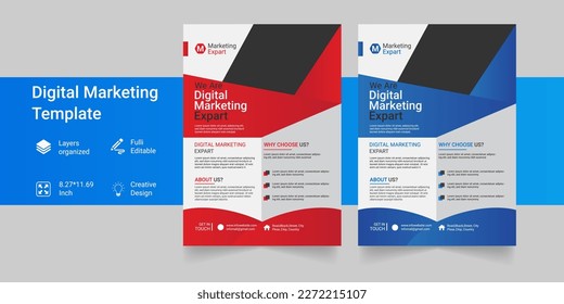 Digital Marketing Expert Business Flyer Template