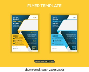 Digital marketing expert flyer template 