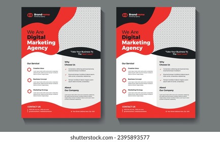 diseño de plantillas de volante de expertos en marketing digital