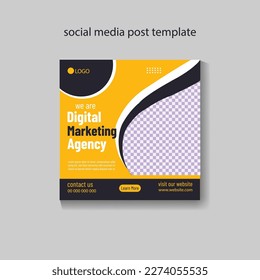 digital marketing expert social media post template
