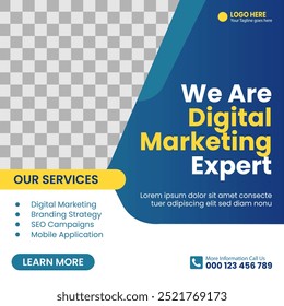 Digital Marketing Experts Services amp Branding Strategy Social Media Banner