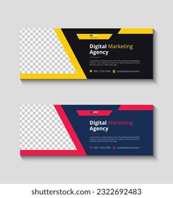 digital marketing facebook banner template