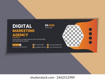 Digital marketing Facebook banner template