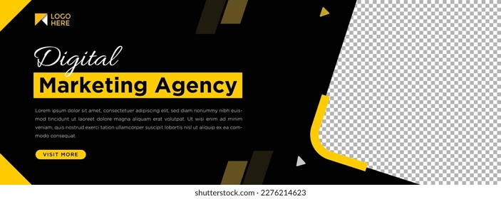 Digital Marketing Facebook cover and Banner Template