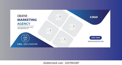 Digital marketing facebook cover web banner.eps