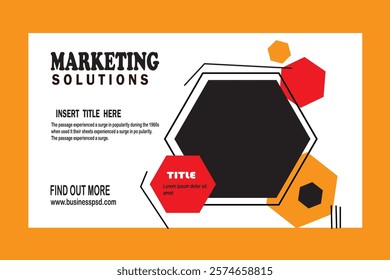 Digital marketing facebook cover web banner template