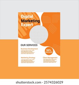 Digital marketing flyer Template Design