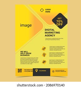 Digital Marketing Flyer Vector File