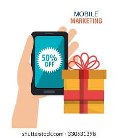 Digital marketing graphic design, vector illustration eps10.