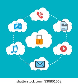 Digital marketing graphic design, vector illustration eps10.