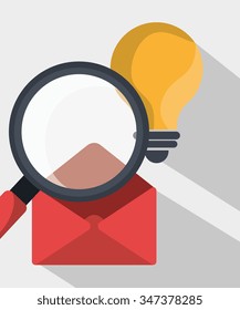 Digital marketing graphic design, vector illustration eps10