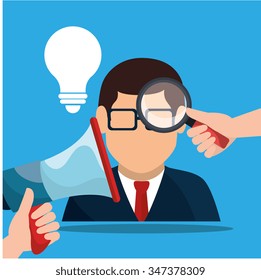 Digital marketing graphic design, vector illustration eps10