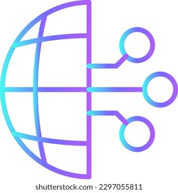 Digital Marketing icon with blue duotone style. technology, communication, web, internet, mobile, network, computer. Vector illustration