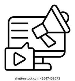 Digital Marketing Icon Element For Design