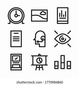 Digital Marketing Icon Set for different seasons