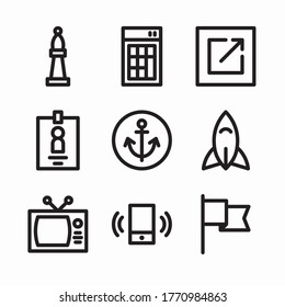 Digital Marketing Icon Set für verschiedene Jahreszeiten