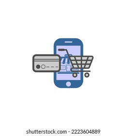 conjunto de iconos de marketing digital, conjunto de vectores de marketing digital símbolo de diseño plano