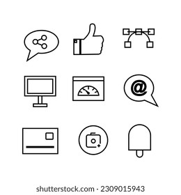 vector de icono de marketing digital