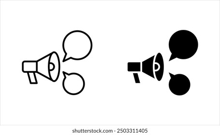 digital marketing icon set. vector illustration on white background