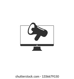 Digital marketing icon in simple design. Vector illustration.