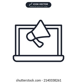 digital marketing icon symbol template for graphic and web design collection logo vector illustration
