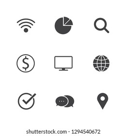 Digital marketing icon. Vector eps 10