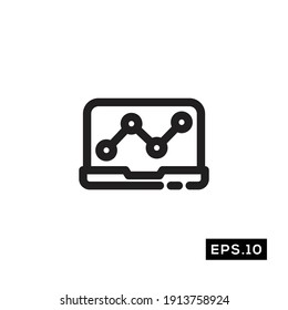 Digital Marketing Icon Vector. Finance Symbol Vector