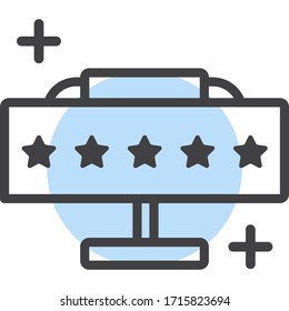 Digital Marketing Icon Vector Line