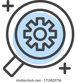 Digital Marketing Icon Vector Line