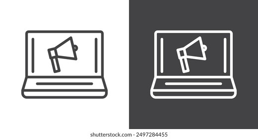 Icono de marketing digital logotipo de Vector conjunto de colección para App de Web ui