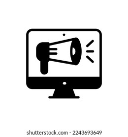 Icono de Marketing digital en vector. Logotipo
