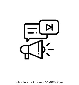 digital marketing icon vector. perfect digital marketing sign symbol. web design and mobile design. white background.