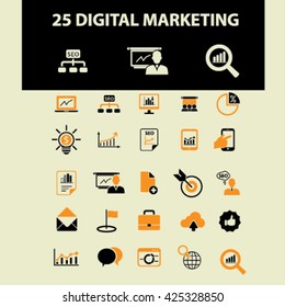 iconos de marketing digital
